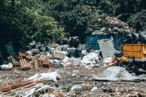 Homeless encampment cleanup